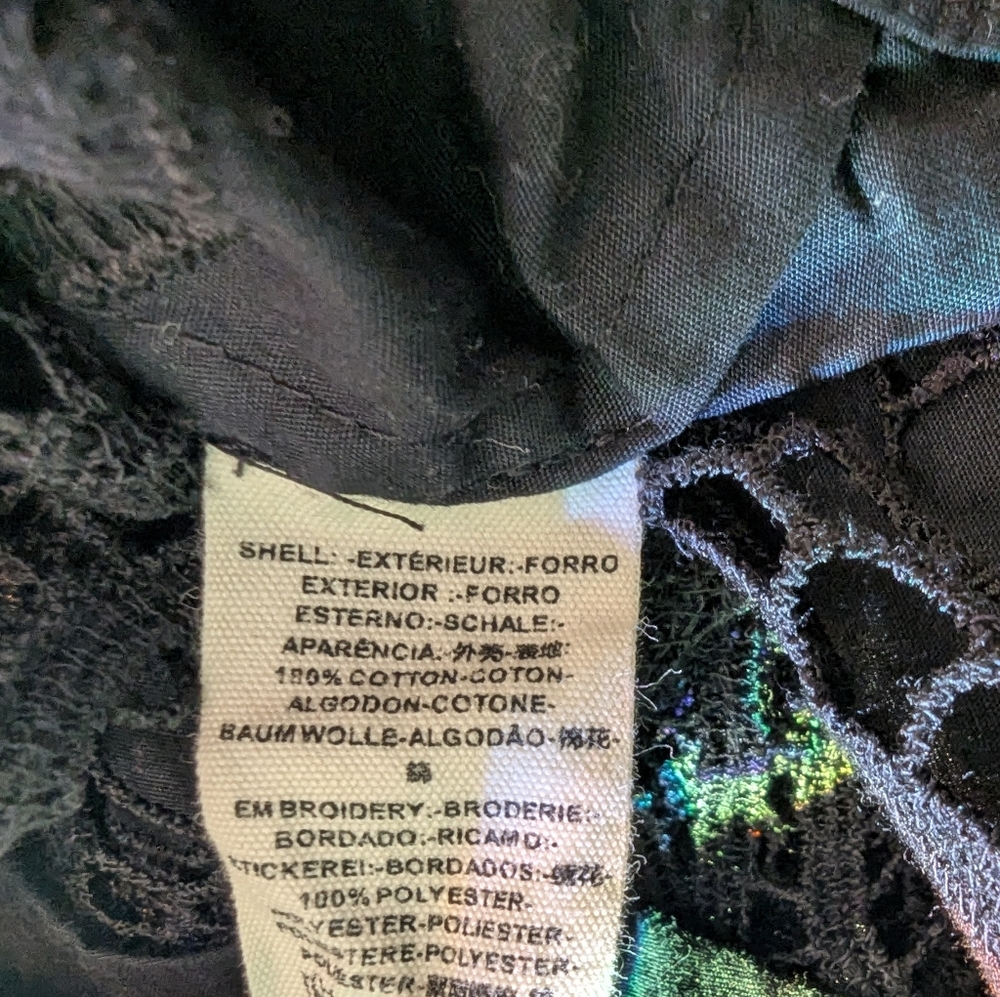 FREE PEOPLE Bittersweet LaceUp Blouse Whimsigoth Bewitching - Picture 5 of 7